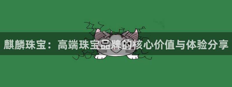 新宝5蒋7O667：麒麟珠宝：高端珠宝品牌的核心价值与体验分享