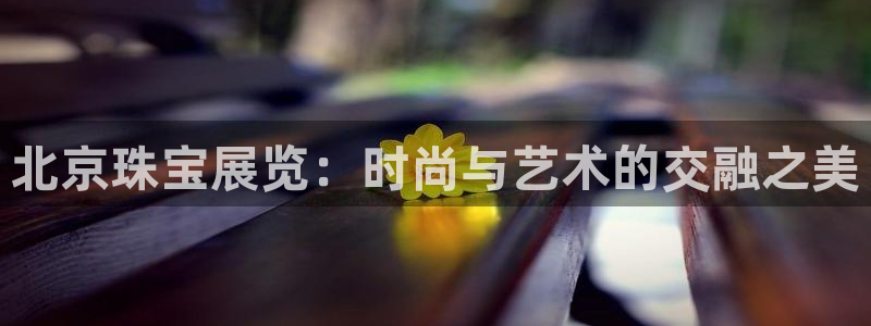 新宝5下载软件：北京珠宝展览：时尚与艺术的交融之美