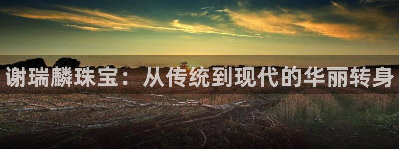 新宝5新宝6顺达：谢瑞麟珠宝：从传统到现代的华丽转身