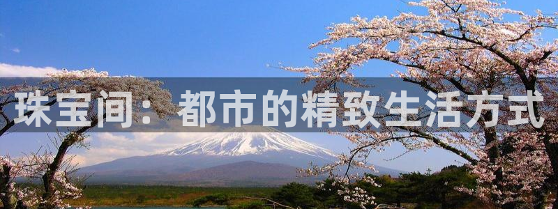 新宝5登录平台：珠宝间：都市的精致生活方式