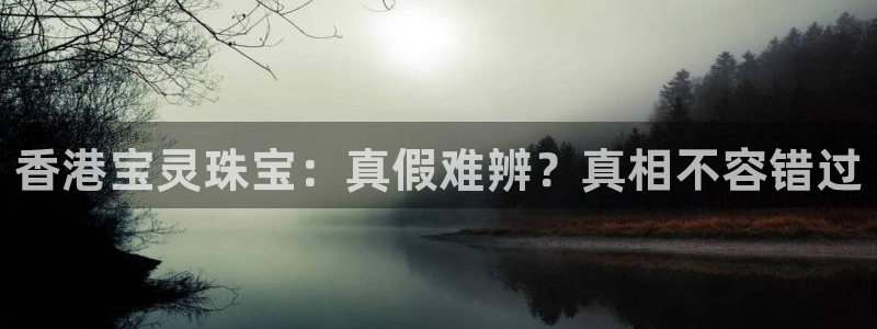 新宝5是什么样子的：香港宝灵珠宝：真假难辨？真相不容错过