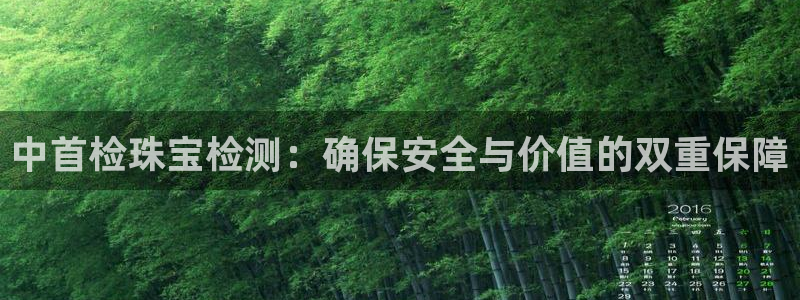 新宝5唯一：中首检珠宝检测：确保安全与价值的双重保障