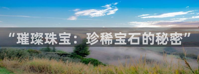 新宝5招商222111：“璀璨珠宝：珍稀宝石的秘密”