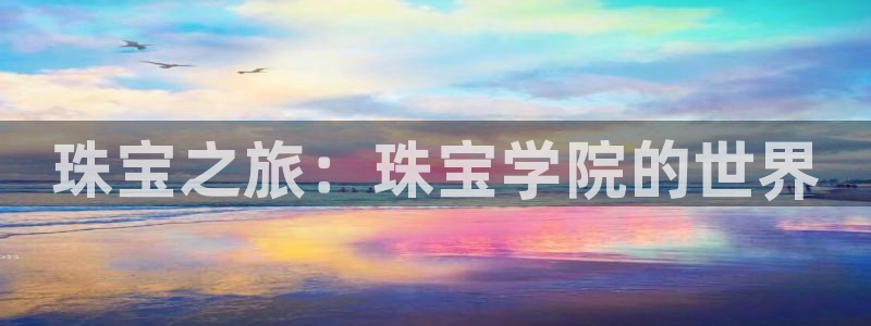 新宝5官方登录入口：珠宝之旅：珠宝学院的世界