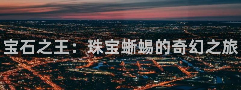 新宝5测速登录：宝石之王：珠宝蜥蜴的奇幻之旅