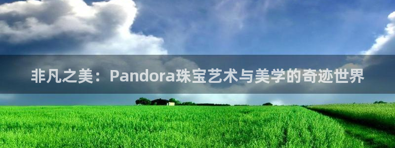 新宝5 注册：非凡之美：Pandora珠宝艺术与美学的奇迹世界
