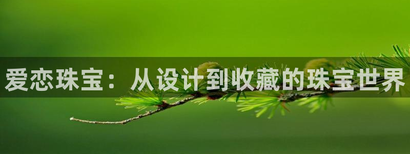 新宝5注册首页：爱恋珠宝：从设计到收藏的珠宝世界