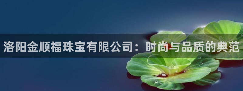 新宝5公司：洛阳金顺福珠宝有限公司：时尚与品质的典范