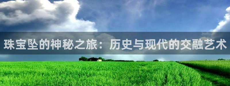 新宝5手机测速：珠宝坠的神秘之旅：历史与现代的交融艺术
